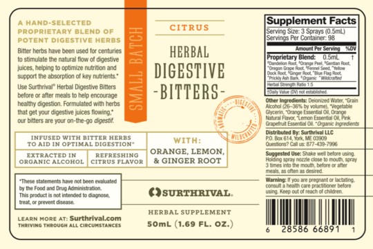 Herbal Digestive Bitters