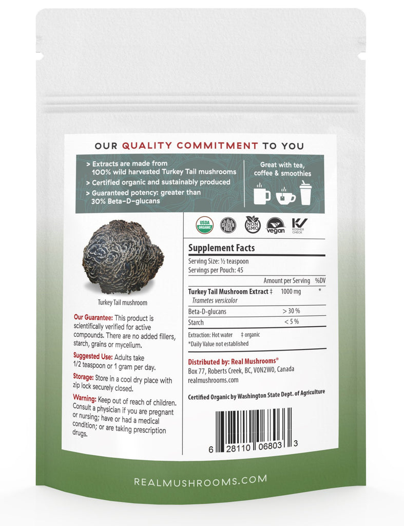 Turkey Tail Extract - 45g Bulk Powder