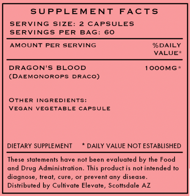 Dragon's Blood Capsules