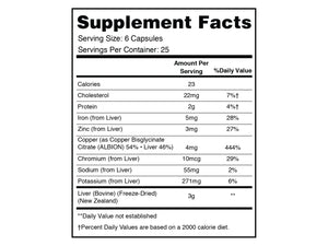 BEEF LIVER (100% NEW ZEALAND SOURCED)