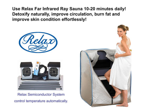 Relax Far Infrared Sauna (Rest of The World)